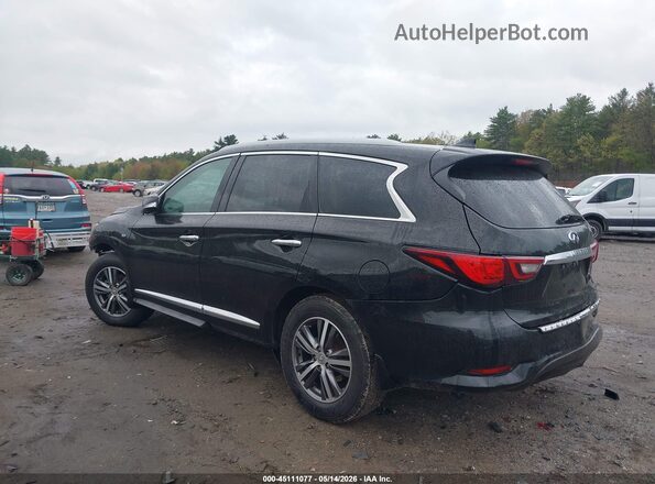 5N1DL0MN4LC519047 2020 INFINITI QX60 Black უკანა მარცხენა