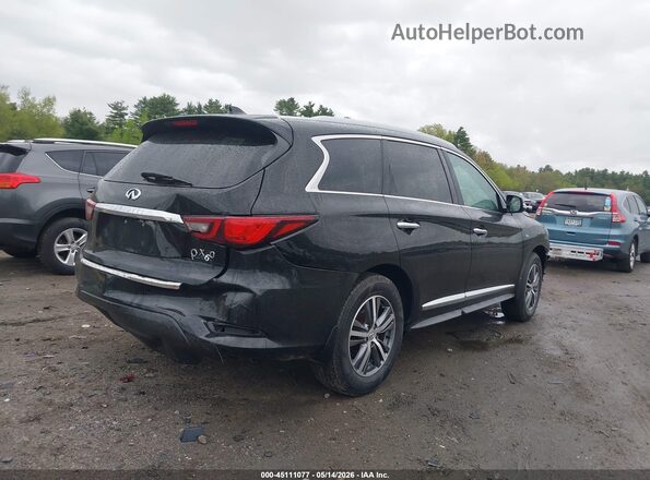 5N1DL0MN4LC519047 2020 INFINITI QX60 Black უკანა მარჯვენა