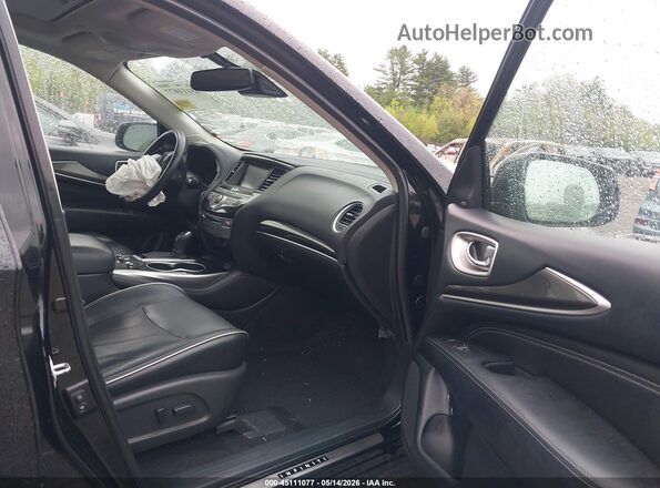 5N1DL0MN4LC519047 2020 INFINITI QX60 Black წინა სალონის ხედი
