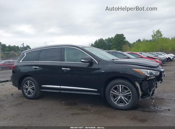 5N1DL0MN4LC519047 2020 INFINITI QX60 Black უკანა სალონის ხედი