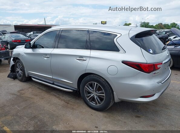 5N1DL0MN5HC553246 2017 INFINITI QX60 Silver Trasero izquierdo