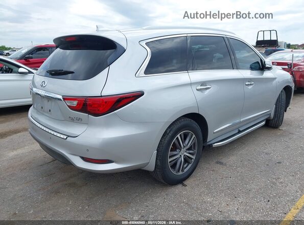 5N1DL0MN5HC553246 2017 INFINITI QX60 Silver Trasero derecho