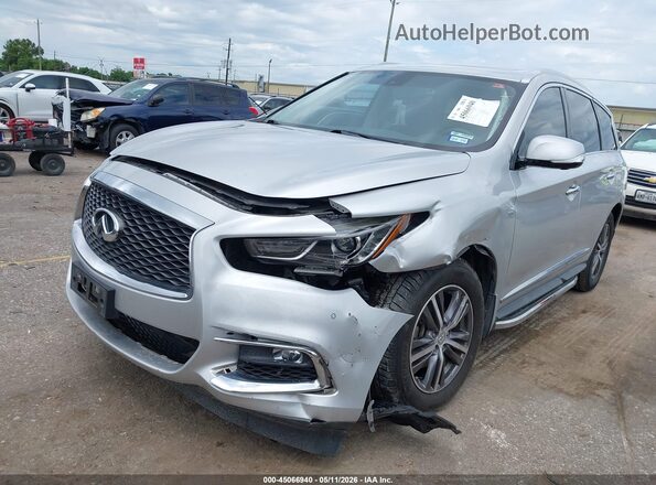 5N1DL0MN5HC553246 2017 INFINITI QX60 Silver Vista frontal