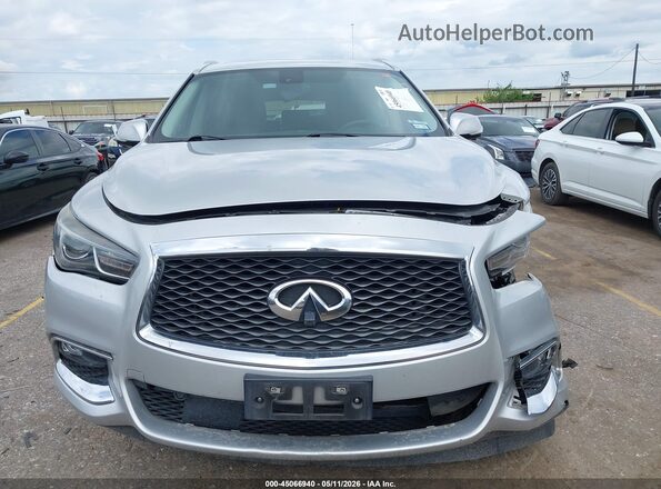5N1DL0MN5HC553246 2017 INFINITI QX60 Silver Vista del cuadro de instrumentos
