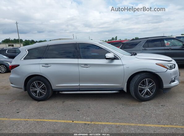 5N1DL0MN5HC553246 2017 INFINITI QX60 Silver Vista interior trasera