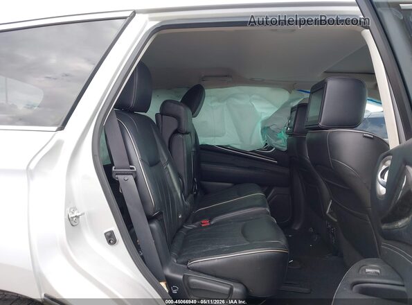 5N1DL0MN5HC553246 2017 INFINITI QX60 Silver Vista de la etiqueta del VIN