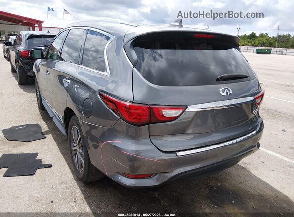 5N1DL0MN5HC555482 2017 INFINITI QX60 Gray Задня ліва чверть