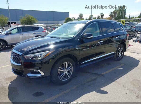5N1DL0MN5KC569583 2019 INFINITI QX60 Black Передня ліва чверть