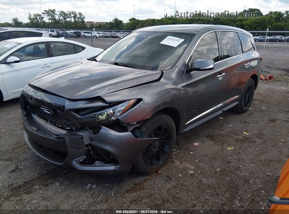 5N1DL0MN5LC514522 2020 INFINITI QX60 Black წინა მარცხენა ხედი სამი მეოთხედიდან