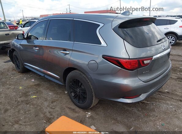 5N1DL0MN5LC514522 2020 INFINITI QX60 Black უკანა მარცხენა