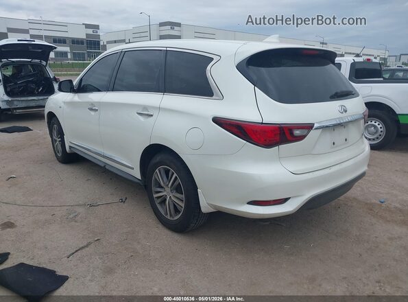 5N1DL0MN6KC559175 2019 INFINITI QX60 White უკანა მარცხენა