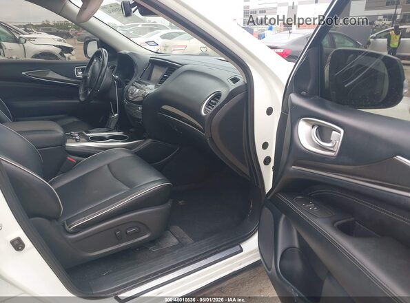 5N1DL0MN6KC559175 2019 INFINITI QX60 White წინა სალონის ხედი