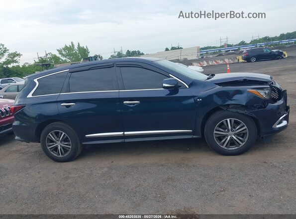 5N1DL0MN6LC530292 2020 INFINITI QX60 Синий Вид задней части салона