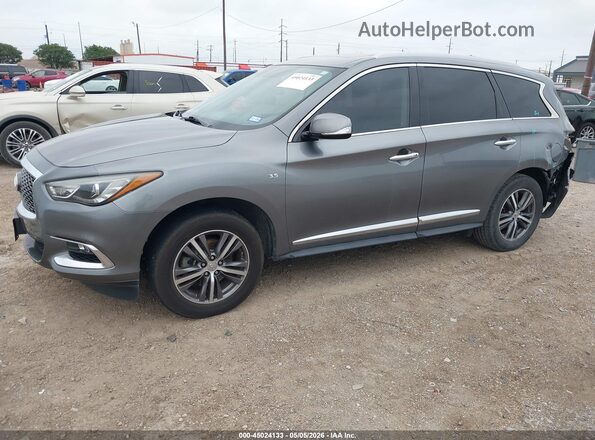 5N1DL0MN7HC515467 2017 INFINITI QX60 Серый Передняя левая четверть