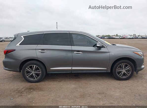 5N1DL0MN7HC515467 2017 INFINITI QX60 Серый Вид задней части салона