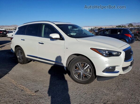 5N1DL0MN7KC508266 2019 INFINITI QX60 Белый Передняя правая четверть