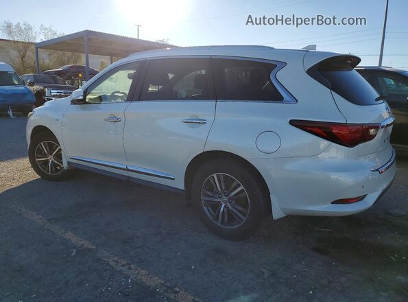 5N1DL0MN7KC508266 2019 INFINITI QX60 Белый Задняя левая четверть