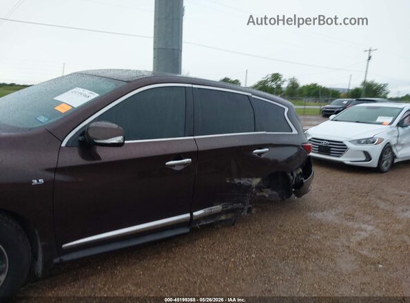 5N1DL0MN7KC514522 2019 INFINITI QX60 Maroon Vista frontal