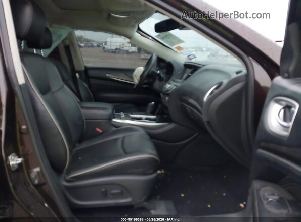 5N1DL0MN7KC514522 2019 INFINITI QX60 Maroon Vista interior delantera