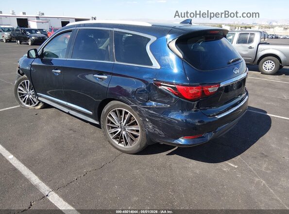 5N1DL0MN8JC510347 2018 INFINITI QX60 Dark Blue Задня ліва чверть