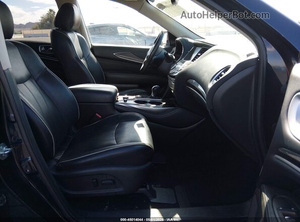 5N1DL0MN8JC510347 2018 INFINITI QX60 Dark Blue Вид салону спереду