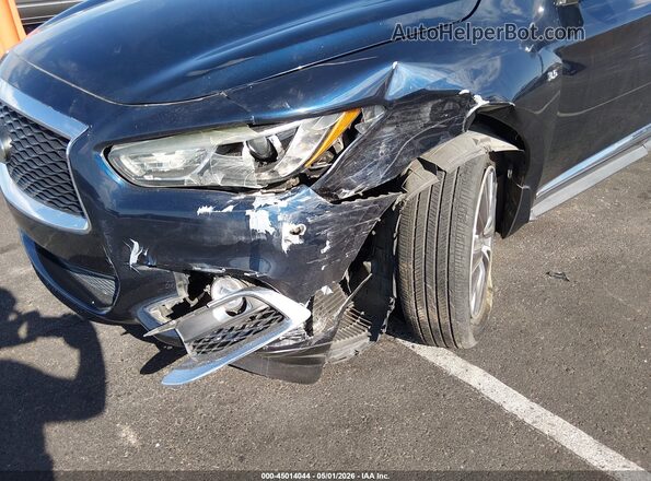 5N1DL0MN8JC510347 2018 INFINITI QX60 Dark Blue Вид спереду