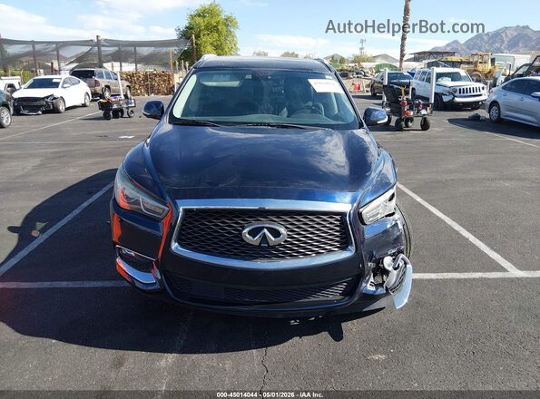 5N1DL0MN8JC510347 2018 INFINITI QX60 Dark Blue Вид щитка приладів