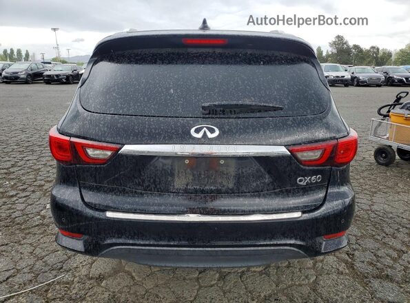 5N1DL0MN8JC531814 2018 INFINITI QX60 Black Հետևի տեսք