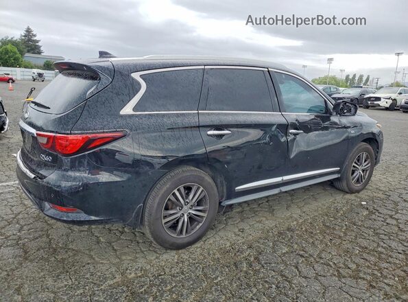 5N1DL0MN8JC531814 2018 INFINITI QX60 Black Հետևի աջ