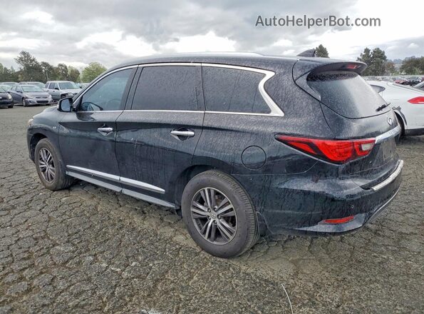 5N1DL0MN8JC531814 2018 INFINITI QX60 Black Հետևի ձախ