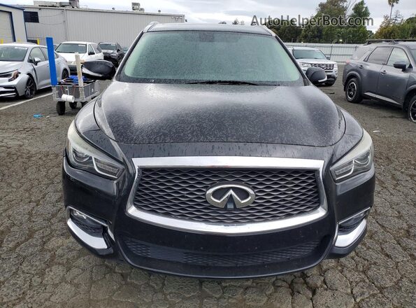 5N1DL0MN8JC531814 2018 INFINITI QX60 Black Դիմացի տեսք