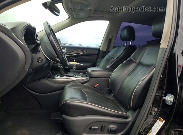 5N1DL0MN8JC531814 2018 INFINITI QX60 Black Սալոնի դիմացի տեսք