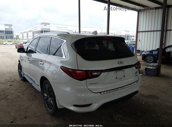 5N1DL0MN8LC525496 2020 INFINITI QX60 White Задня ліва чверть