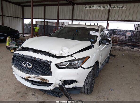 5N1DL0MN8LC525496 2020 INFINITI QX60 White Передня ліва чверть