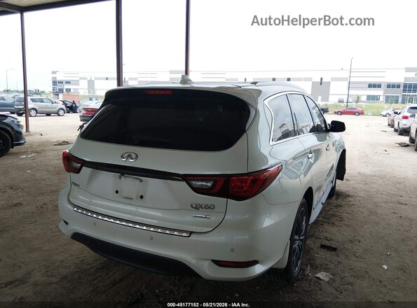 5N1DL0MN8LC525496 2020 INFINITI QX60 White Задня права чверть