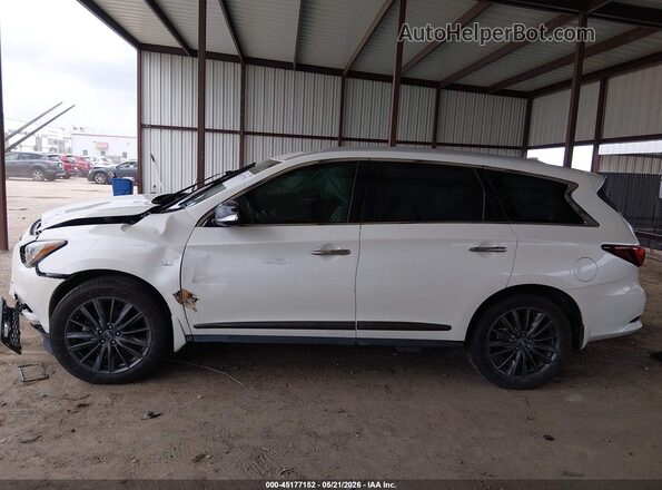5N1DL0MN8LC525496 2020 INFINITI QX60 White Панорамний вид салону 360°