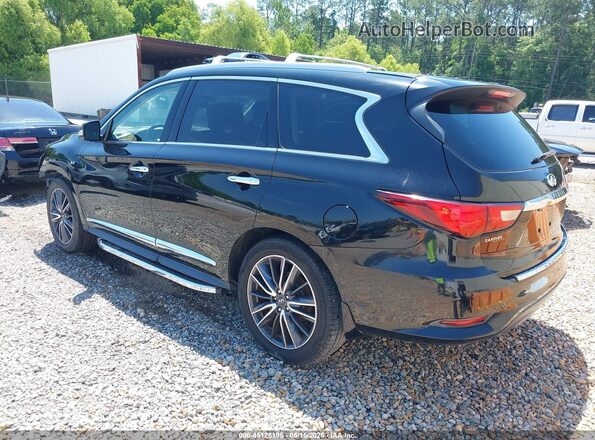 5N1DL0MN9HC541228 2017 INFINITI QX60 Black Rear left