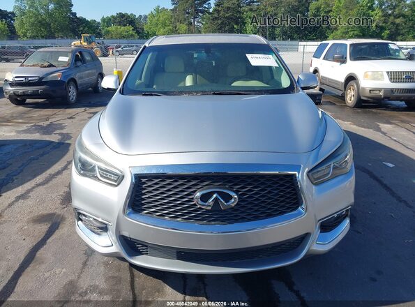 5N1DL0MN9JC526833 2018 INFINITI QX60 Silver Instrument cluster view
