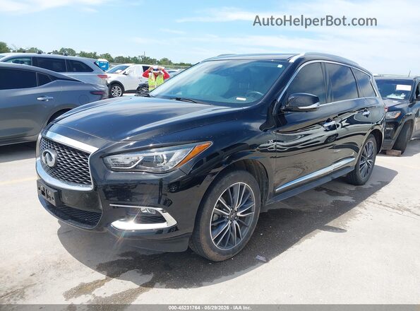 5N1DL0MNXKC519939 2019 INFINITI QX60 Black Передня ліва чверть