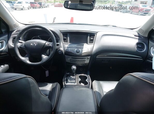 5N1DL0MNXKC519939 2019 INFINITI QX60 Black Вид салону спереду