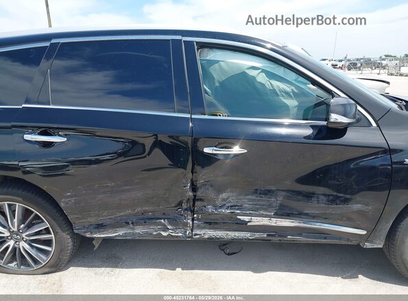 5N1DL0MNXKC519939 2019 INFINITI QX60 Black Вид задньої частини салону