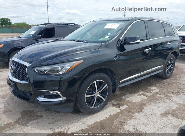 5N1DL0MNXLC513947 2020 INFINITI QX60 Black Vista tres cuartos delantera izquierda