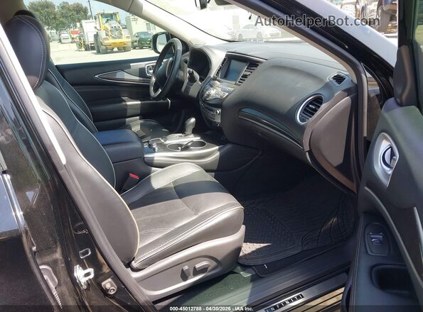 5N1DL0MNXLC522275 2020 INFINITI QX60 Black Front interior view
