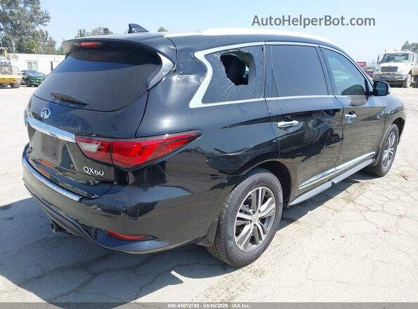 5N1DL0MNXLC522275 2020 INFINITI QX60 Black Rear right