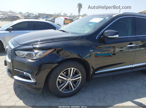 5N1DL0MNXLC522275 2020 INFINITI QX60 Black Front view