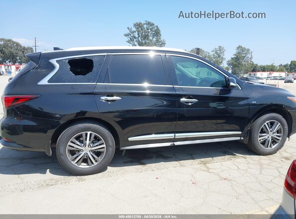 5N1DL0MNXLC522275 2020 INFINITI QX60 Black Rear interior view