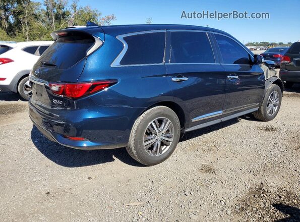 5N1DL0MNXLC533776 2020 INFINITI QX60 Blue Trasero derecho