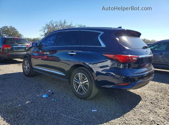 5N1DL0MNXLC533776 2020 INFINITI QX60 Blue Trasero izquierdo