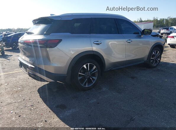 5N1DL1FR3PC357908 2023 INFINITI QX60 Beige Задня права чверть