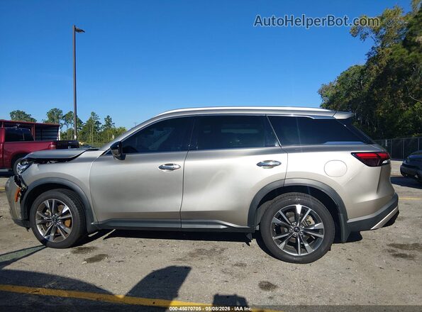 5N1DL1FR3PC357908 2023 INFINITI QX60 Beige Панорамний вид салону 360°